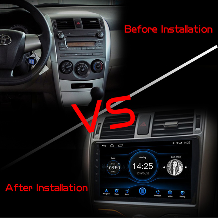 9inch Android 10 Navigation for Toyota Corolla 2007-2011-installation effect.jpg